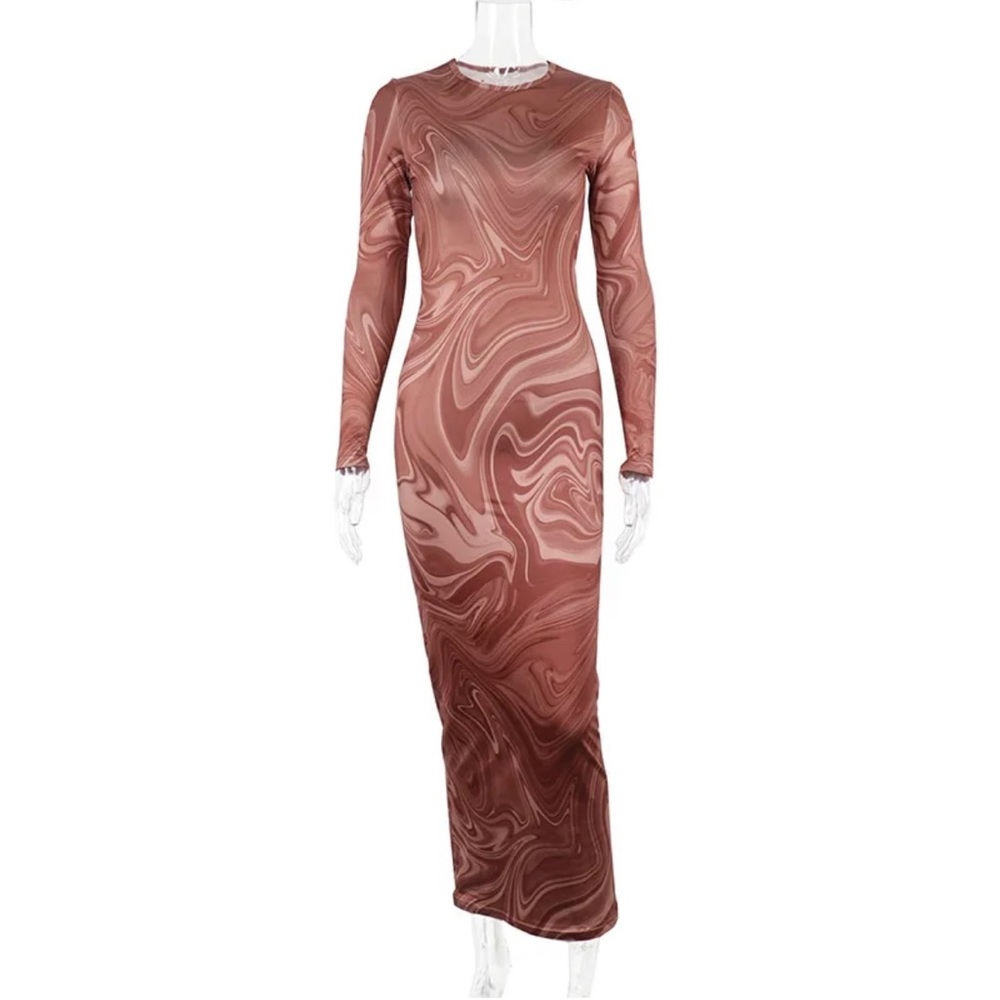 Women’s tie dye maxi dress